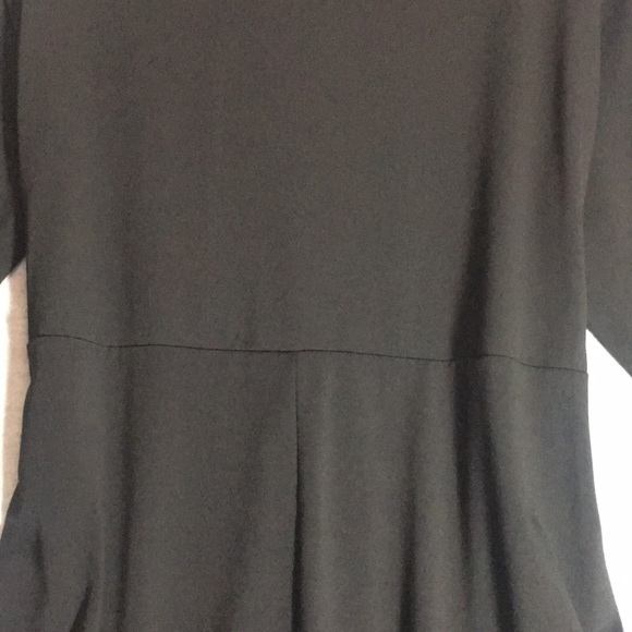 INVESTMENTS  Stretch Jersey Knit Color Block Shark-Bite Front Hem Defined Waist - Picture 14 of 16